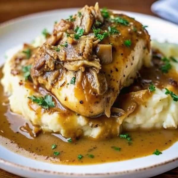 Crockpot Chicken and Gravy