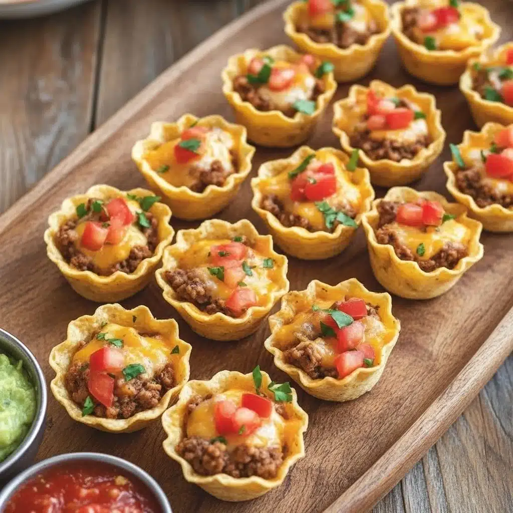 Crispy Taco Ranch Bites served on a platter with dipping sauce