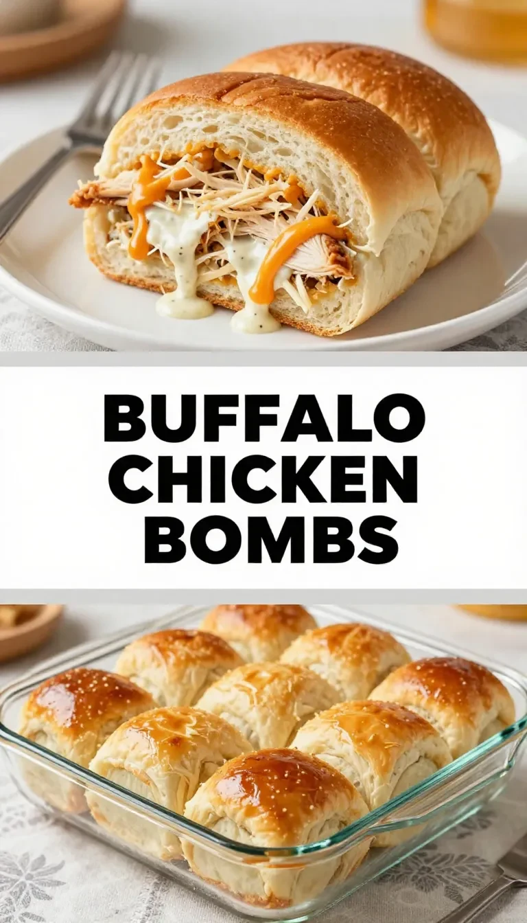 Close-up of crispy buffalo chicken bombs served on a plate.