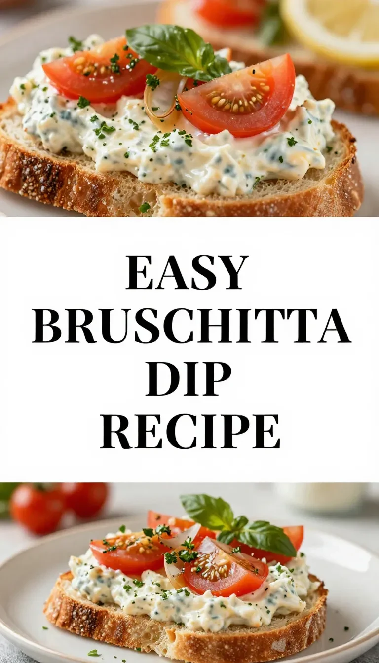 A bowl of freshly made bruschetta dip with diced tomatoes, basil, and garlic.