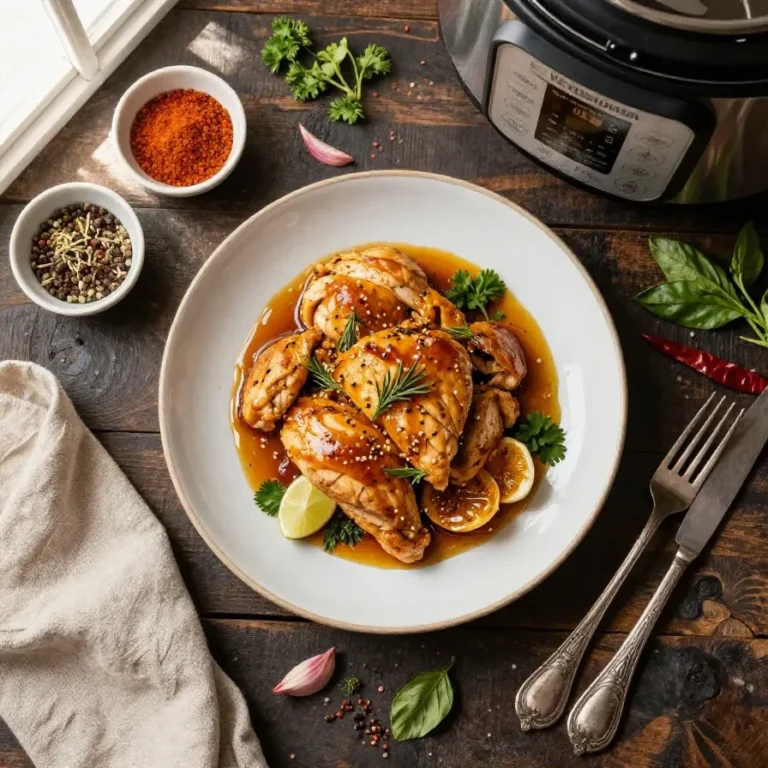 Instant Pot Honey Garlic Chicken Recipe